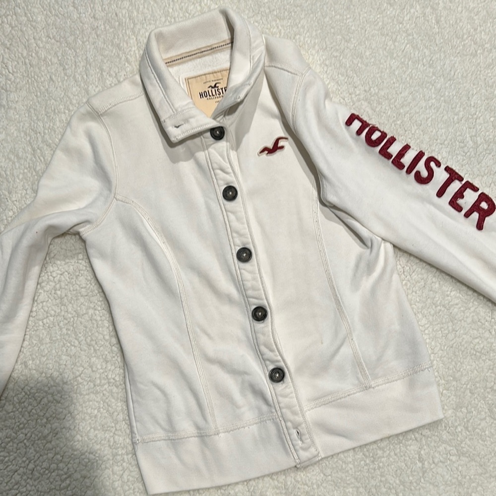 Hollister White Kids Jacket